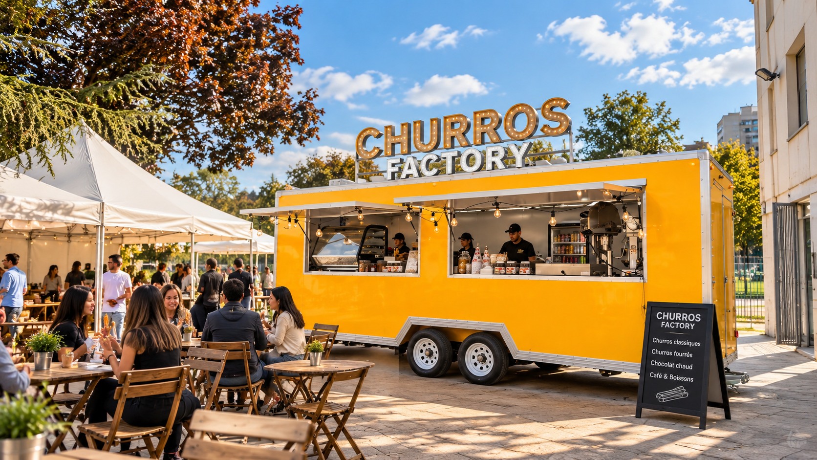Participation de Churros Factory au Salon Effervescence 93 à Épinay-sur-Seine