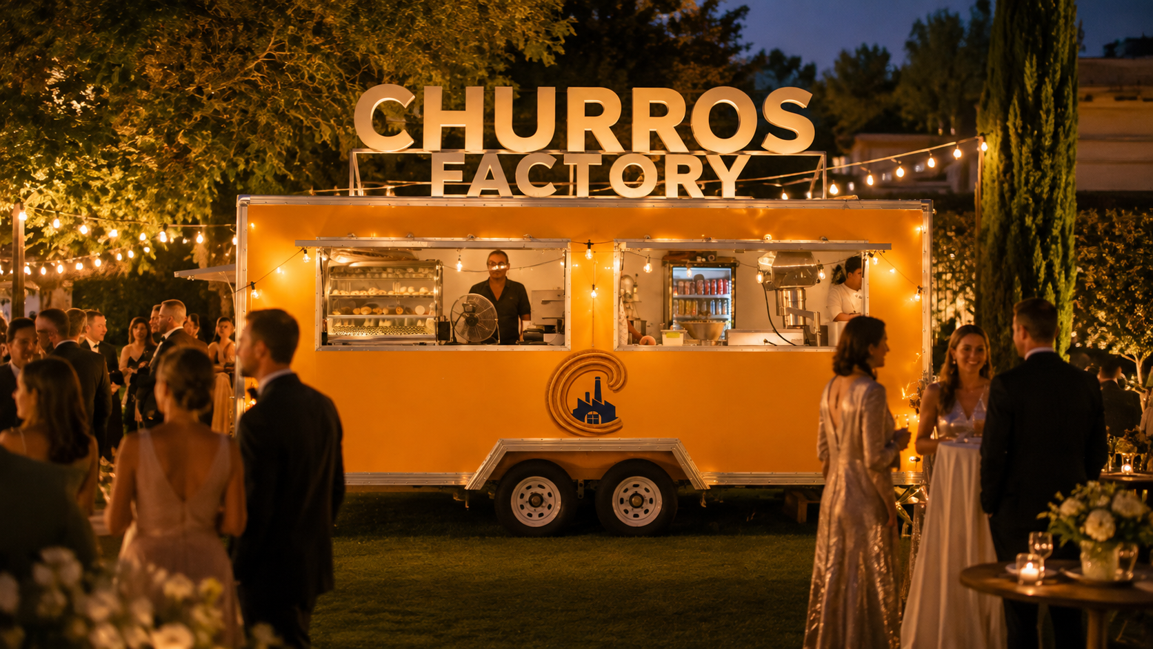 Churros Factory lors d'une soirée privée